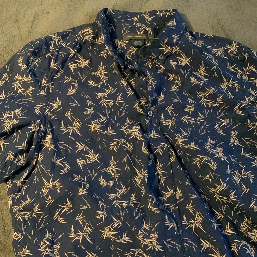 Men’s Short sleeved French Connection button up